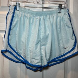 Nike Women's Sky Blue Athletic Shorts